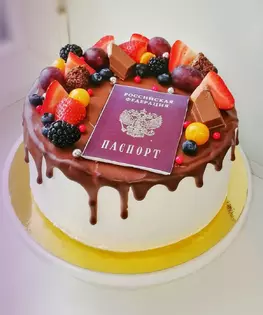 Торт без мастики №8