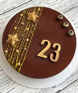 Торт на 23 февраля №16