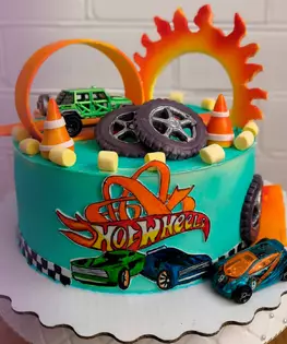 Торт Hot Wheels №5