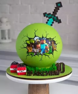 MineCraft (торт-сюрприз)
