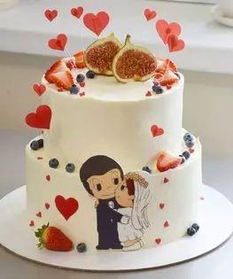 Свадебный торт Love is